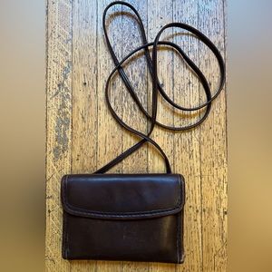 Vintage Coach All In One Wallet Dark Brown